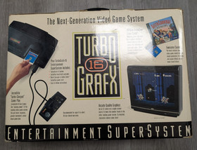 Turbo GrafX 16 Entertainment SuperSystem Console Complete In Box NEC