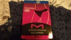 2-Navy & Pink Maidenform DMESLT Luxurious Lace Thong Panties *NEW* XL 8 — photo 2