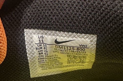 Nike Kyrie Flytrap 6 Naranja Amarillo Zapatos Atléticos Para Hombre Talla 11, DM1125-800 NUEVO - Imagen 9 de 9