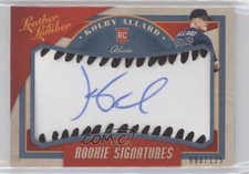 2019 Leather & Lumber Rookie Signatures Baseball Black Kolby Allard Auto 6o3