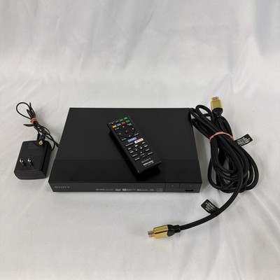 Sony BDP-S6700 Blu-Ray DVD Player WiFi Bluetooth 4K Upscaling Bundle WORKS!