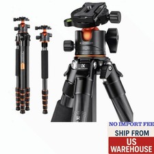 CONCEPT 62" Carbon Fiber Camera Tripod,Portable Compact Tripods with Detachable
