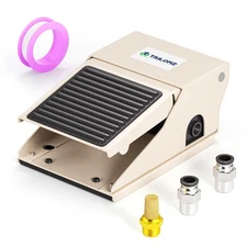 Efficient 1/4" NPT Pneumatic Foot Pedal Valve Kit for Versatile Applications