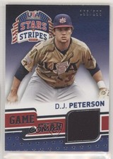 2015 Panini Stars and Stripes Game Gear 199/299 DJ Peterson #26 rg2