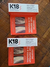 2 K18 Leave In Molecular Repair Hair Mask Biomimetic Hairscience 0.17 Fl Oz