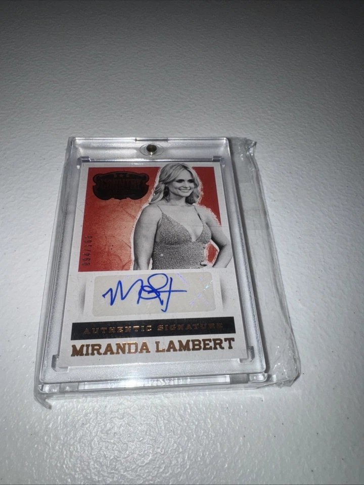 Miranda Lambert AutoPanini Country Music Autograph Americana 094/163 - Image 2 of 4
