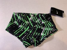 Nike Boys Shark Mod Brief Swimsuit Size 22 NESS7032-378 Rage Green