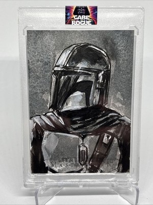2021 Topps Star Wars Masterwork Kursat Cetiner Mandalorian Sketch Card 1/1 Rare!