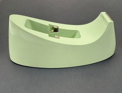 Vintage Scotch Model C-15 3M Decor Tape Dispenser Light Green Weighted