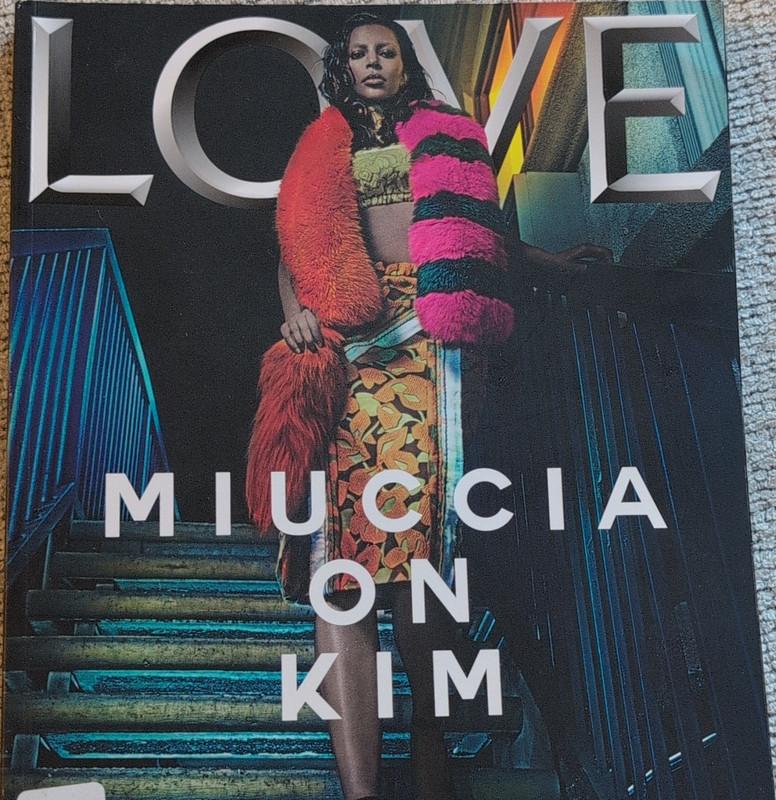 Love Magazine Miuccia on Kim Cover Fashion Illustrated English