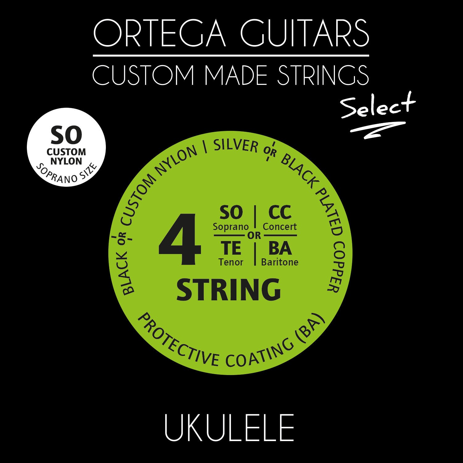 Saiten Zupfinstrument Ortega Select UKS-SO NEU 1890₽