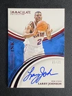 2024-25 Panini Immaculate Larry Johnson Ink Auto Red /25 Knicks