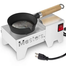 MMasters Fast-Heating Lead Melting Pot – 80 Oz Capacity | Ideal for Bullet Ca...