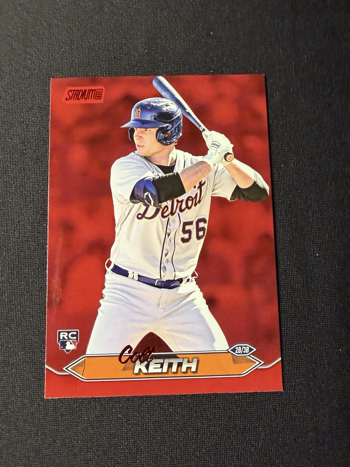 2024 Topps Stadium Club - Colt Keith #36 Red Foil (RC)