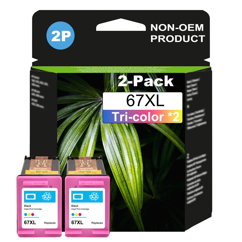 2700 Ink 67XL Ink Cartridge for HP Deskjet 2700 2800e 2755e 4155e 2700 Envy ...
