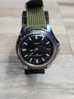 Vintage 1980 Men's Timex Marlin Red Dot Diver Sport Mechanical Wristwatch 38 mm