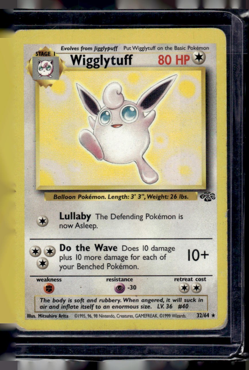 Pokémon TCG Wigglytuff 32/64 Jungle Set