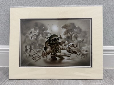  Never Leave A Man Behind  14x 18 Deluxe Print by Noah Elias