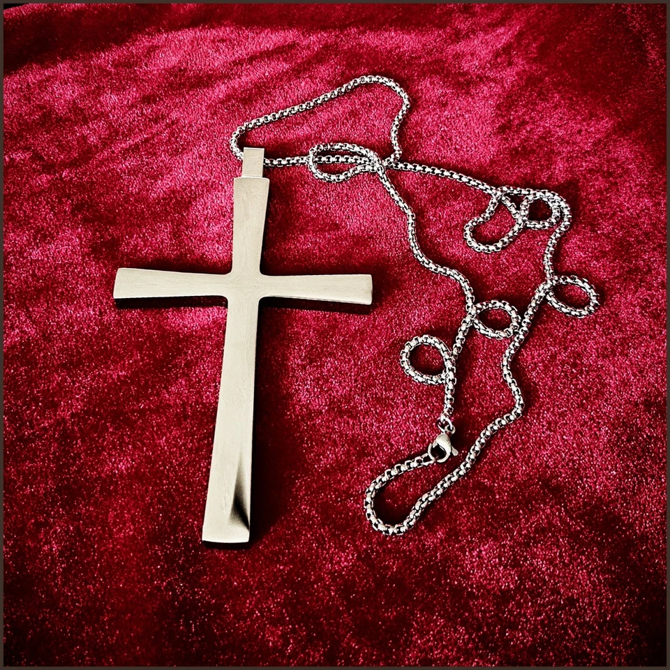 Collar Cruz Osbourne Negro Sabbath Ozzy Colgante Acero Inoxidable Foto 2 de 4