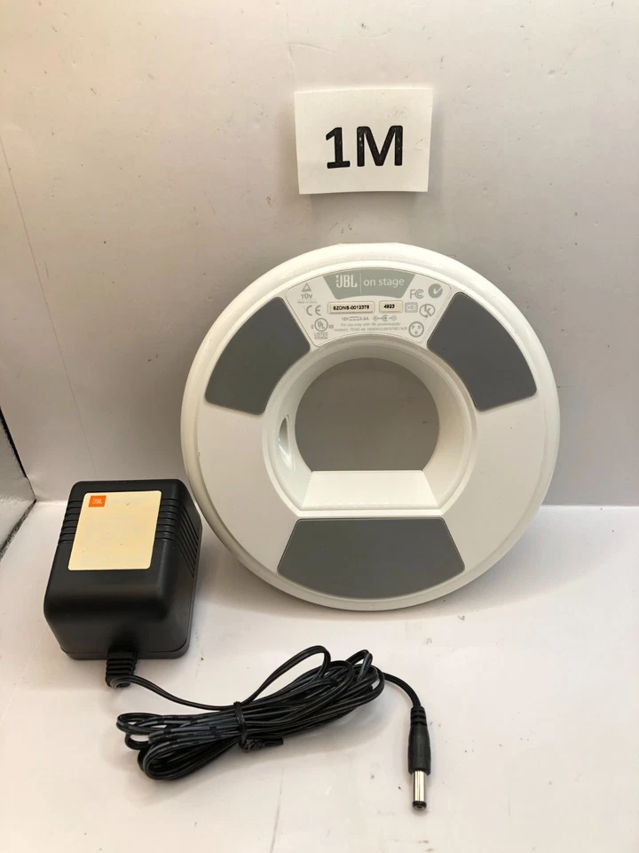 JBL On Stage Tead-48-180800 White Portable Docking Speaker System w/POWER CORD - Image 2 of 4