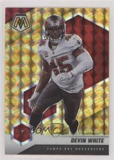 2021 Panini Mosaic Reactive Yellow Mosaic Prizm Devin White #191 rw9