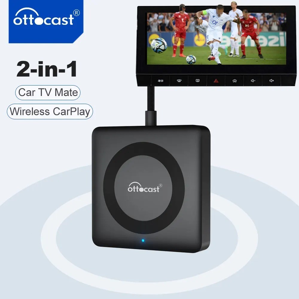 Ottocast Car TV Mate Pro Wireless Carplay Adapter HDMI Conve
