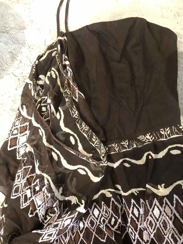 Vestido de seda Fendi tamanho 40 - Imagem 3 de 4