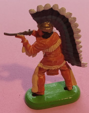 Britains 1971 Indian with Rifle and Headdress Toy Figure