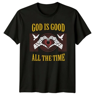 God Is Good All The T-Shirt Modern Faith Christentum Weihnachtsgeschenk
