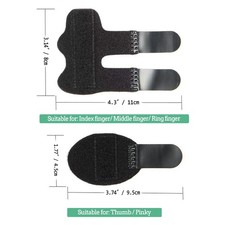 5 Pcs Trigger Finger Splint , Finger Brace for Straightening or Support for Fing