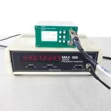 Global Specialties E&L Instruments MAX 500 Frequency Counter 5Hz To 500MHz
