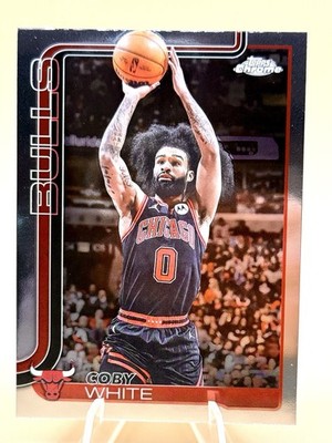 2025-26 Topps Chrome Basketball - Coby White - Chicago Bulls  