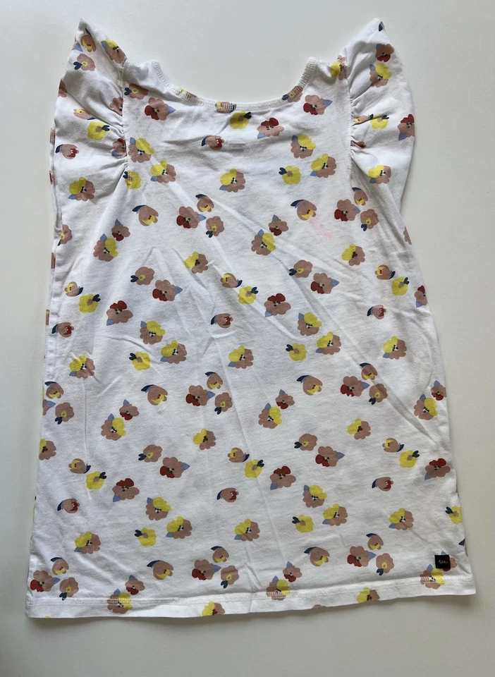 Tea Collection Shirt Bundle Girls Clothes Lot Size 12 Swan Birds Flowers Cotton - Image 4 of 4