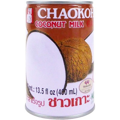 Coconut Milk Unsweetened 6 Pack - Premium, Canned Coconut Milk from Thailand,...