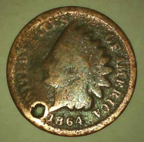 1864  Indian Head Penny; Good condition