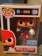 Knuckles as Superman #596 Funko Pop DC x Sonic the Hedgehog Target Exclusive