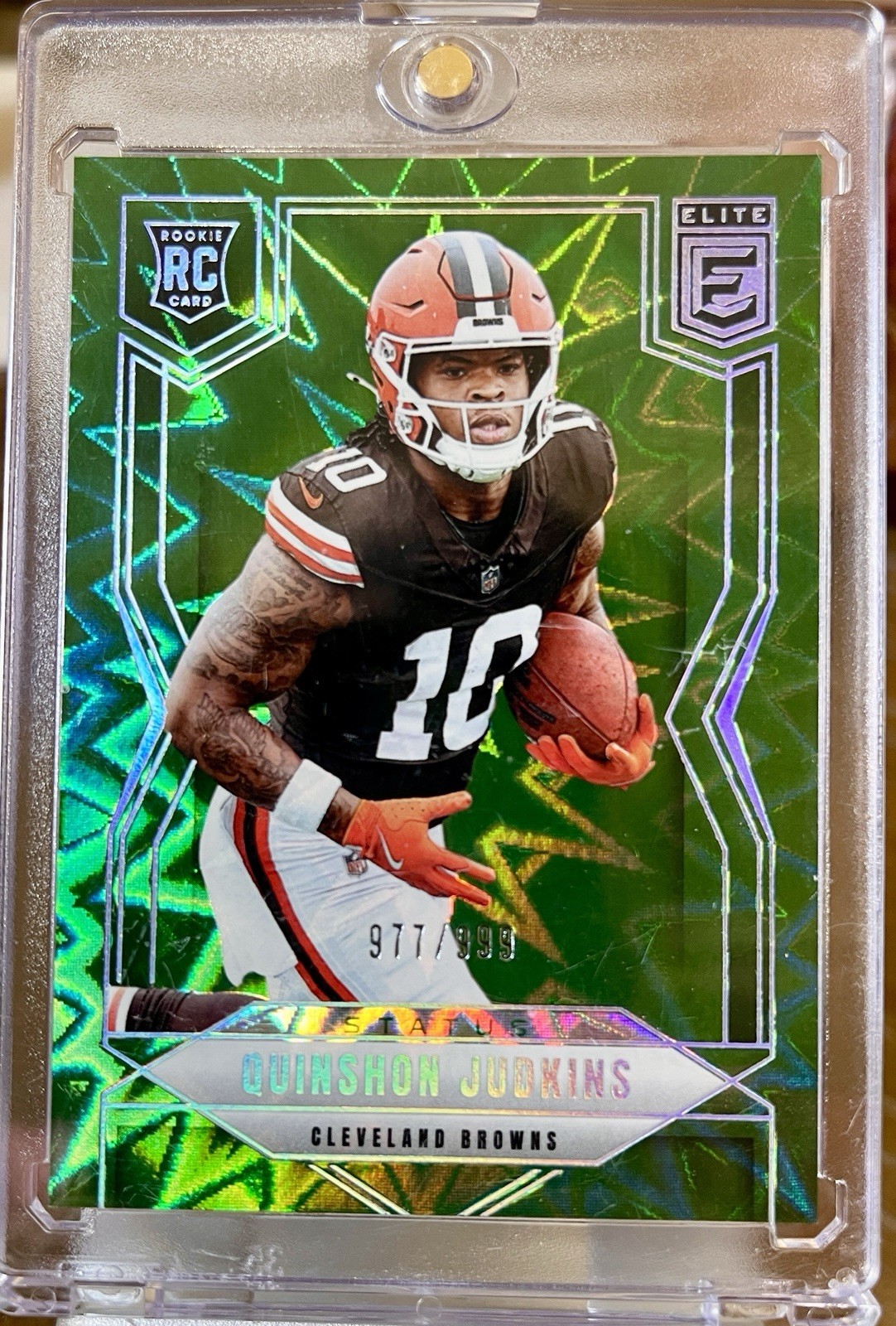 2025 Panini Donruss Elite - Rookies Quinshon Judkins #121 Status Explosion /999