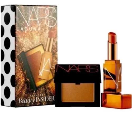 NARS LAGUNA Bronzer & Afterglow Lip Balm Sephora Beauty Insider Birthday  Set
