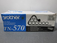 Brother TN-570 Black Toner Cartridge Genuine OEM Original - NEW IN OPEN BOX