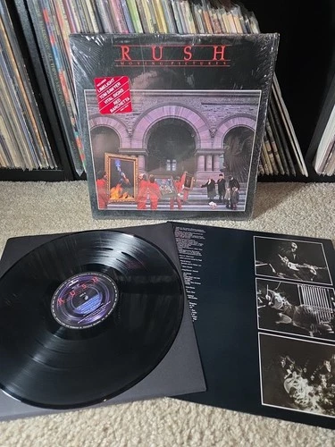 Rush Moving Pictures Lp Vinyl 1981 1st Press Shrink/Hype/Insert EX/EX Wax