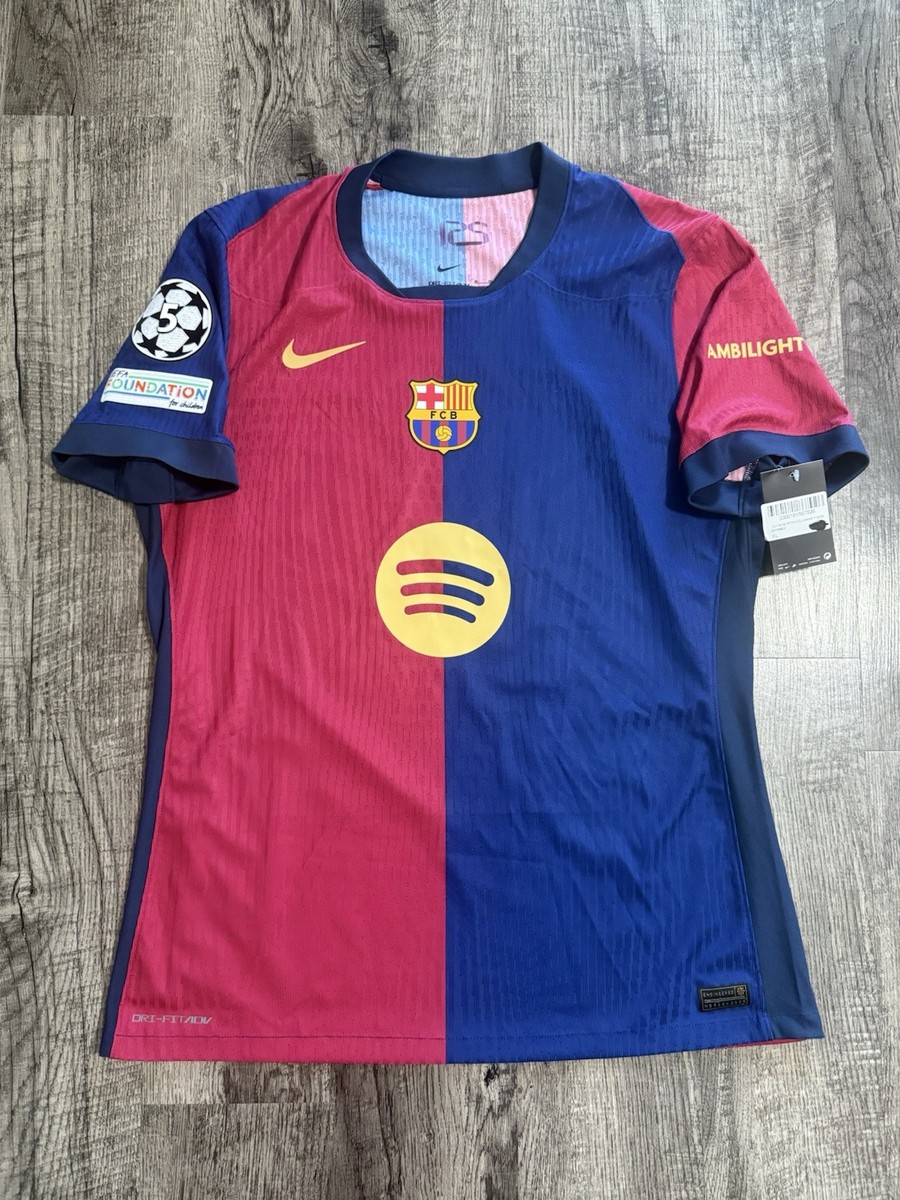 Lamine Yamal Barcelona 24/25 Team Issued Player Spec Jersey Size