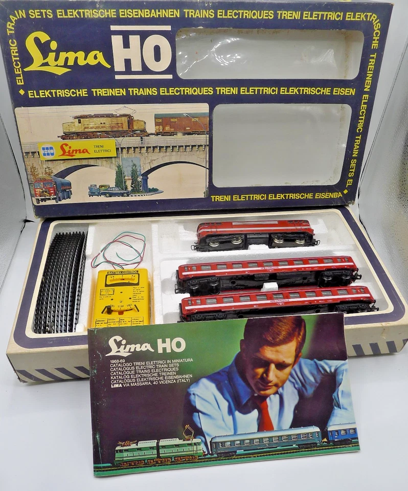 LIMA COFFRET LOCOMOTIVE ÉLECTRIQUE + 2 VOITURES VOYAGEURS "CAPITOLE " 8572 - Photo 1/4