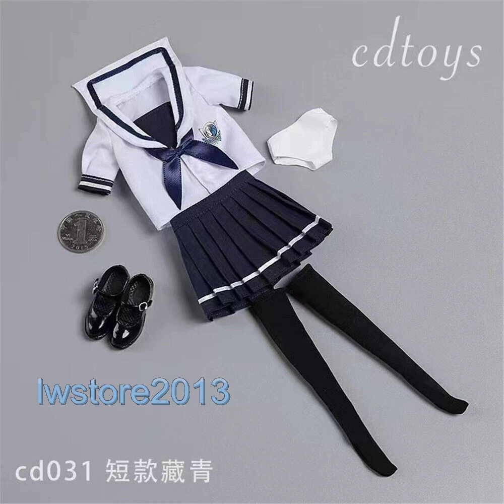1:6 cdtoys cd031 Sailor Suit JK Skirt Clothes For 12