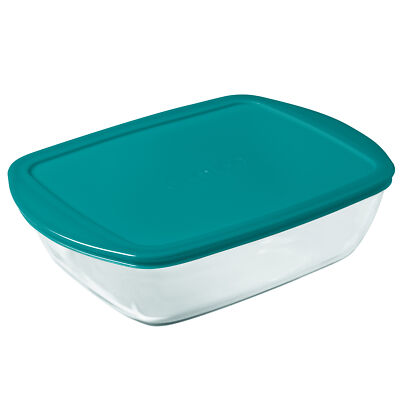 Glasbehälter Frischhaltedosen Aufbewahrungs Vorrats Dose Behälter Pyrex 23x15cm