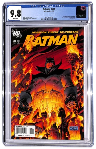 Batman #666 CGC 9.8 First Damian Wayne as Batman Andy Kubert Cover (LW) 153