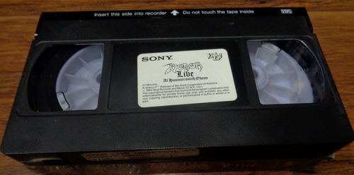 VENOM 7TH DATE OF HELL LIVE AT HAMMERSMITH ODEON VHS (SONY 1985) TESTED VGC - Picture 2 of 6