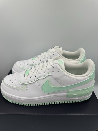 Nike Air Force 1 Shadow Damen UK 9 Sneaker AF1 Neu FZ3773 100 Mint Foam