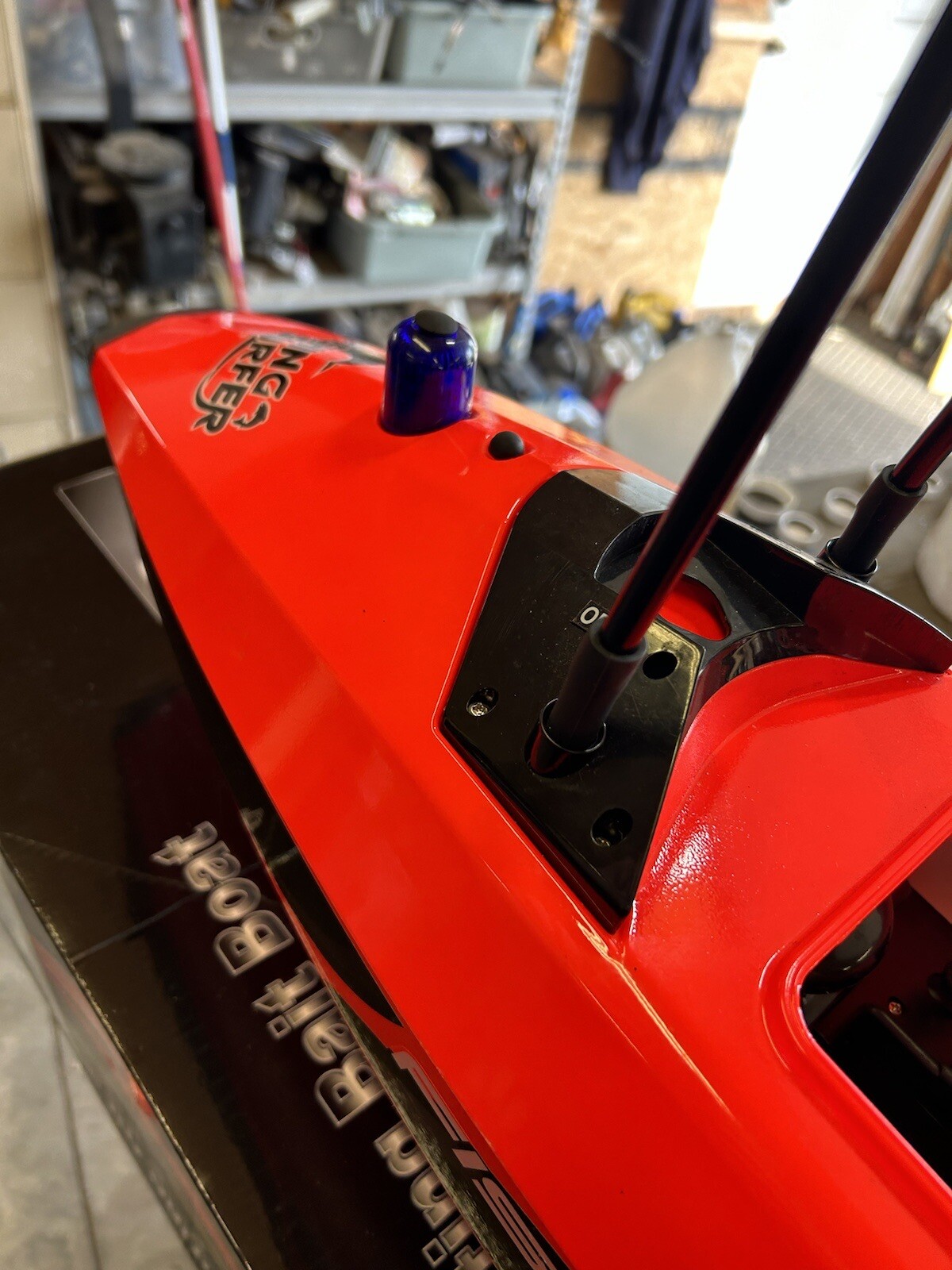 RC Fishing Surfer V2 RC Surfcasting Boat Works! W/extras Model 3251V2