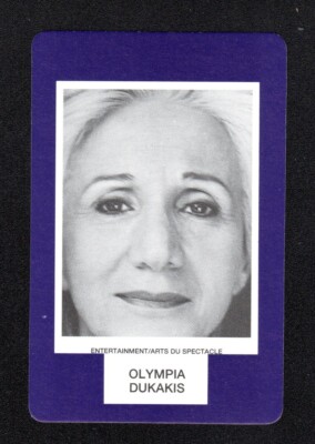 Olympia Dukakis Actress 1993 Face To Face Game Card Canadian Issue