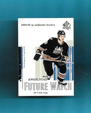 MEL ANGELSTAD-WASINGTON CAPITALS! 04-05 SP Authentic ROOKIE RC # 94 EXCEPTIONAL!